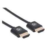 Cable Ultradelgado Hdmi Macho - Hdmi Macho Manhattan 1m /vc