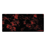 Mouse Pad Gamer Para Teclado E Mouse Vermelho Warrior Ac301