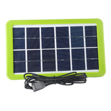 Panel Solar Cargador Usb Portátil Ip65 Teléfono Móvil Moreka