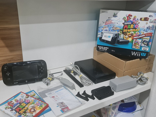 Nintendo Wiiu Deluxe Set Super Mario 3d World Original Caixa