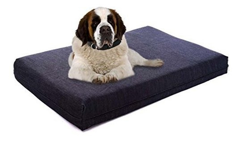 Lucky Dog Orthopedic 7  Memory Foam Large Dog Beds - Eco Fri