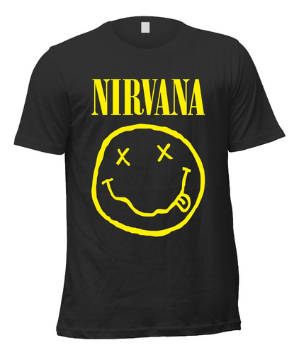 Playera Toxic Rock Nirvana Logo Kurt Cobain Rock N01