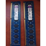 2 Memorias Ddr3 4gb Kingston 1333hz