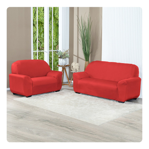 Capa De Sofa Lisa 2 E 3 Lugares Coladinha Barato