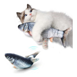 Juguete Para Gato Pescado Pez Con Movimiento Recargable