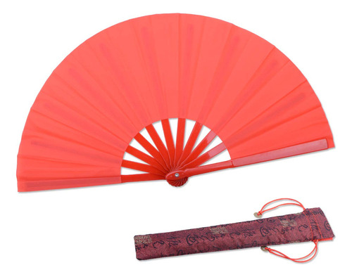 Honshen Ventilador Plegable De Regalo De Mano, Rojo, Pequeño