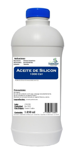 Aceite De Silicon 1000 Cst 1 Litro