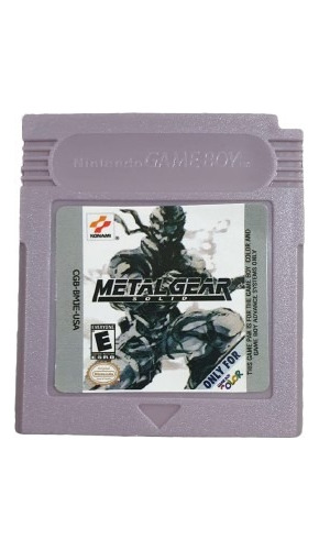 Metal Gear Solid Fisico Nuevo Para Nintendo Game Boy Color