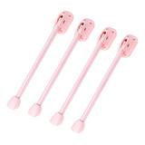 4 Piezas Patas Plegables De Plástico Rosa 10  Para Mesa Port