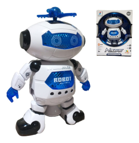 Robot Que Camina Y Baila Con Luz Y Sonido Efecto Laser Led