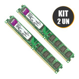 Kit Memória Kingston Ddr2 4gb(2x2gb) 667mhz Desktop