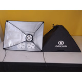 Kit 2 Soft-box 50x70 Bocal Com 8 Lâmpadas Bivolt Greika