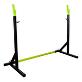 Sol Fitness Rack De Sentadillas Regulable Y Desarmable Color Verde Y Negro