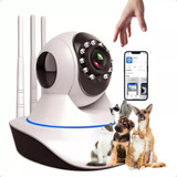 Câmera Wifi Segurança Cachorro Gato Estimação Eletrônica 360