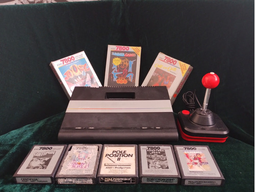 Atari 7800 Con 8 Juegos 