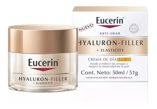 Crema Facial Antiarrugas Eucerin Hyaluron Filler +elasticity