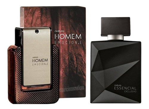 Natura Homem Emocione + Essencial Exclusivo Masc - Kit C/2