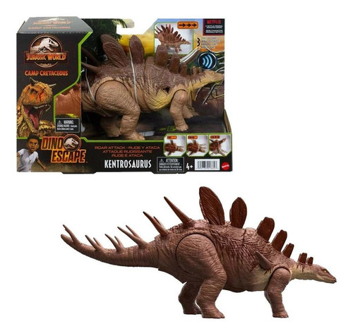 Boneco Dinossauro Com Som Kentrosaurus Ruge Jurassic World