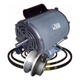 Motor Weg 3/4 Hp Para Hormigoneras + Polea + Correa A 32