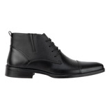 Botin Vestir Agujeta Uomo Di Ferro 2122 Negro Para Hombre