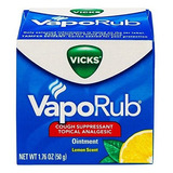 Vicks Vaporub Limón Olor Del Ungüento 1,76 Oz (pack De 3).