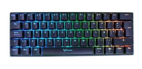 Teclado Gamer Mecánico Pegasum Serie Aton 2 60% Switch