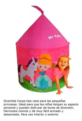 Carpa Infantil Castillo My Pony Poppi 8315