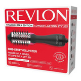 Revlon® one Step Oval Cepillo Volumizador Titanio Max Editio