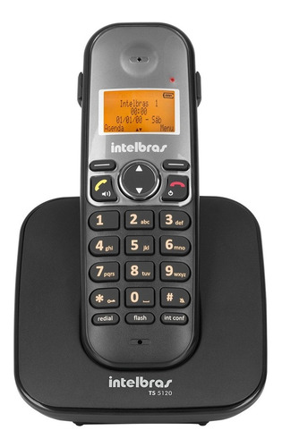 Telefone Sem Fio Ts 5120 Display Digital Viva Voz Intelbras