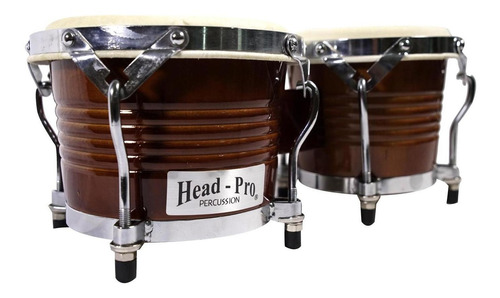 Bongos Profesionales Head-pro Nogal Hp-bongo-wl