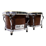 Bongos Profesionales Head-pro Nogal Hp-bongo-wl