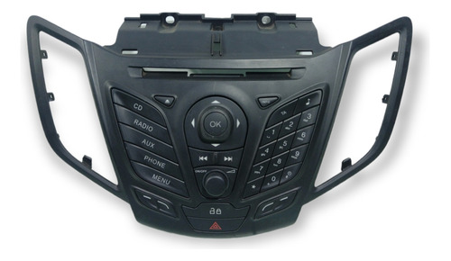 Carenagem Radio C/ Botao De Alerta Ford New Fiesta 2015 