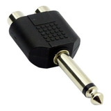 Pack 60 / Adaptador 2 Rca A Plug 6,3mm