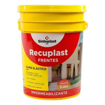Sinteplast recuplast frentes impermeabilizante 20lt gris | Mismo precio en cuotas