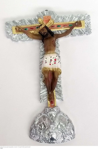 Señor De Los Milagros De Pared 20x13 Cm Cristo Buga Figart