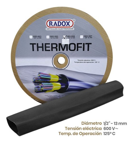 080-996 Thermofit 13mm Por Metro Sge16977