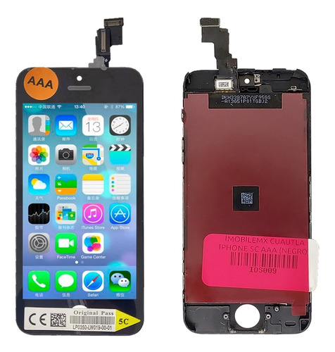 Pantalla Para iPhone 5c Aaa (negro) Ids009