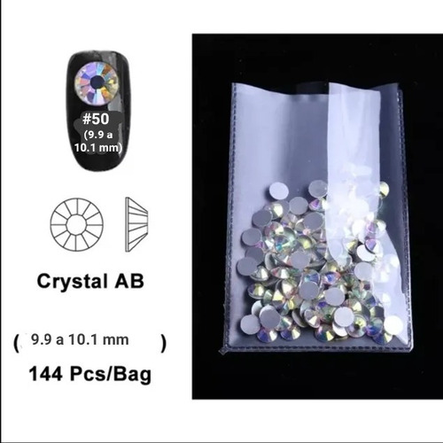 Piedras Cristal Decoración #30 #34 (288 Pzs) #40 #50(144pzs)