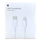 Cable Apple Usb-c A Lightning  / 2 Metros Largo