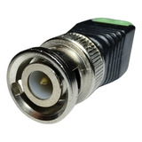 Conector Ficha Bnc Macho A Bornera Cctv