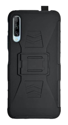 Funda Uso Rudo Clip Compatible Para Huawei Y9s + 2 Micas