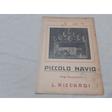 Partitura Piccolo Navio Tango Humoristico L. Riccardi
