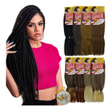 Jumbão Super X Para Tranças Box Braids E Dreads 400 Gramas