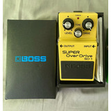 Pedal De Efecto Boss Super Overdrive Sd-1  Amarillo