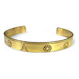 Pulsera Artesanal  Bronce 7 Chakras Energetica Radiestesia