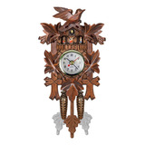 Reloj De Pared De Cuco De Pájaro De Madera Para Colgar Decor