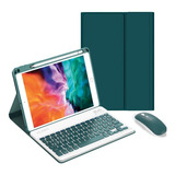 Funda +teclado+ratón Para iPad 10.2 9th 8th 7th Generation