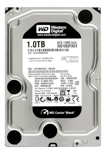 Western Digital Black 1tb Wd Black