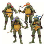 Tmnt Tortugas Ninja Figuras Articuladas Miguel Rafael Set 4