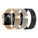 Pulseira Magnética Para Apple Watch Band Series 8 7 If 6 5 4